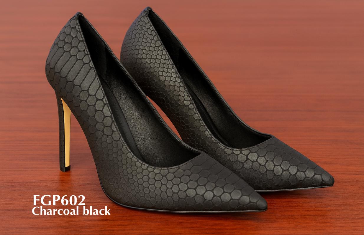 FGP602-Embossed-Faux-Leather-Pointed-Toe-High-Heel-Pumps