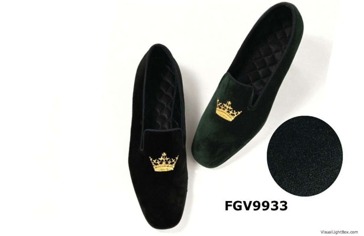 crown+embroidery+velvet+slipper+fgv9933