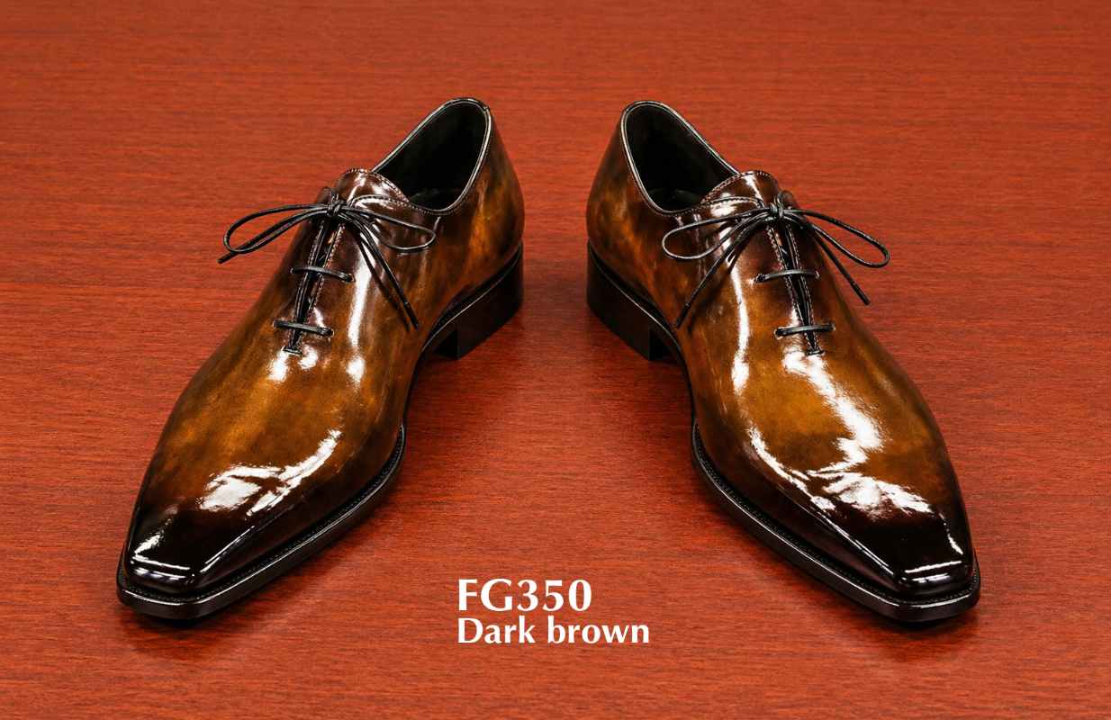 mens darkbrown patina dress shoes
