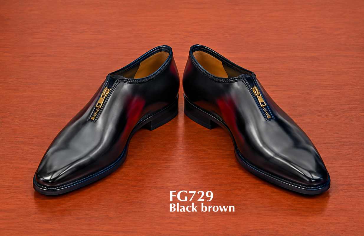 british racing green formal leather shoe