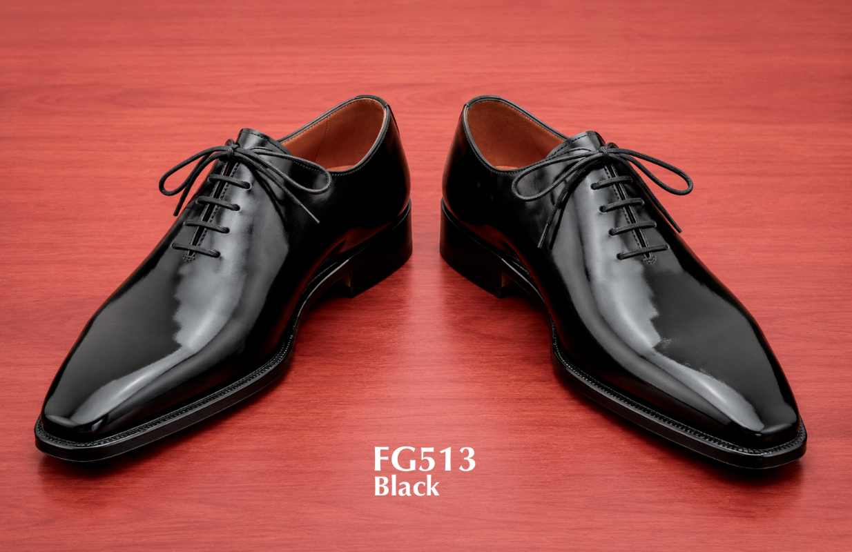 mirror shine dress shoes leather laceups