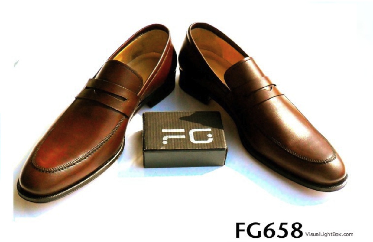 plain leather-loafers